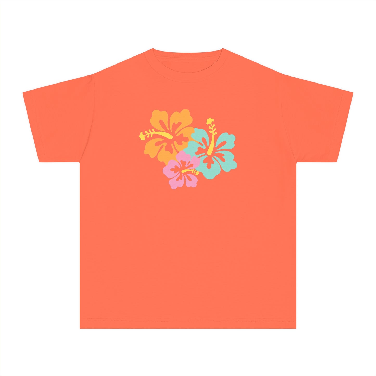 Faded Hibiscus Baby Tee