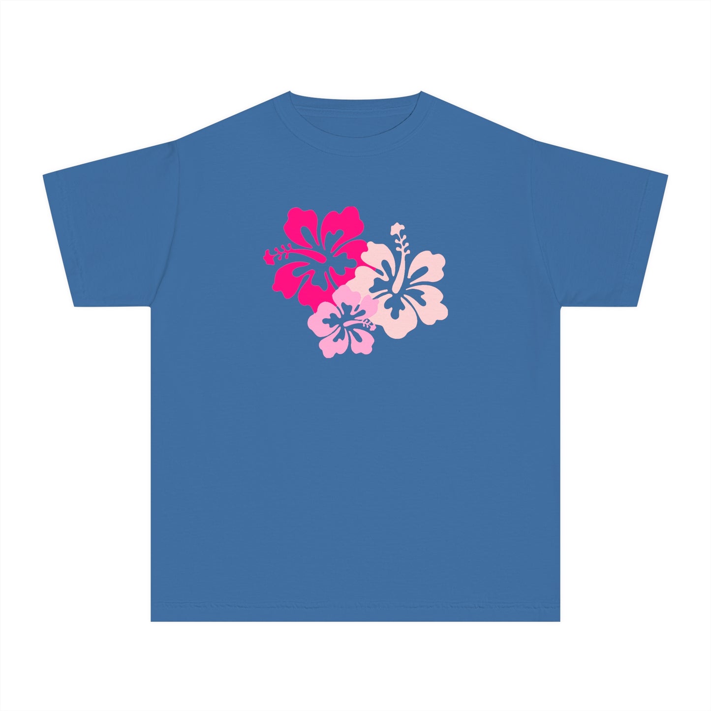 Pink Hibiscus Baby Tee