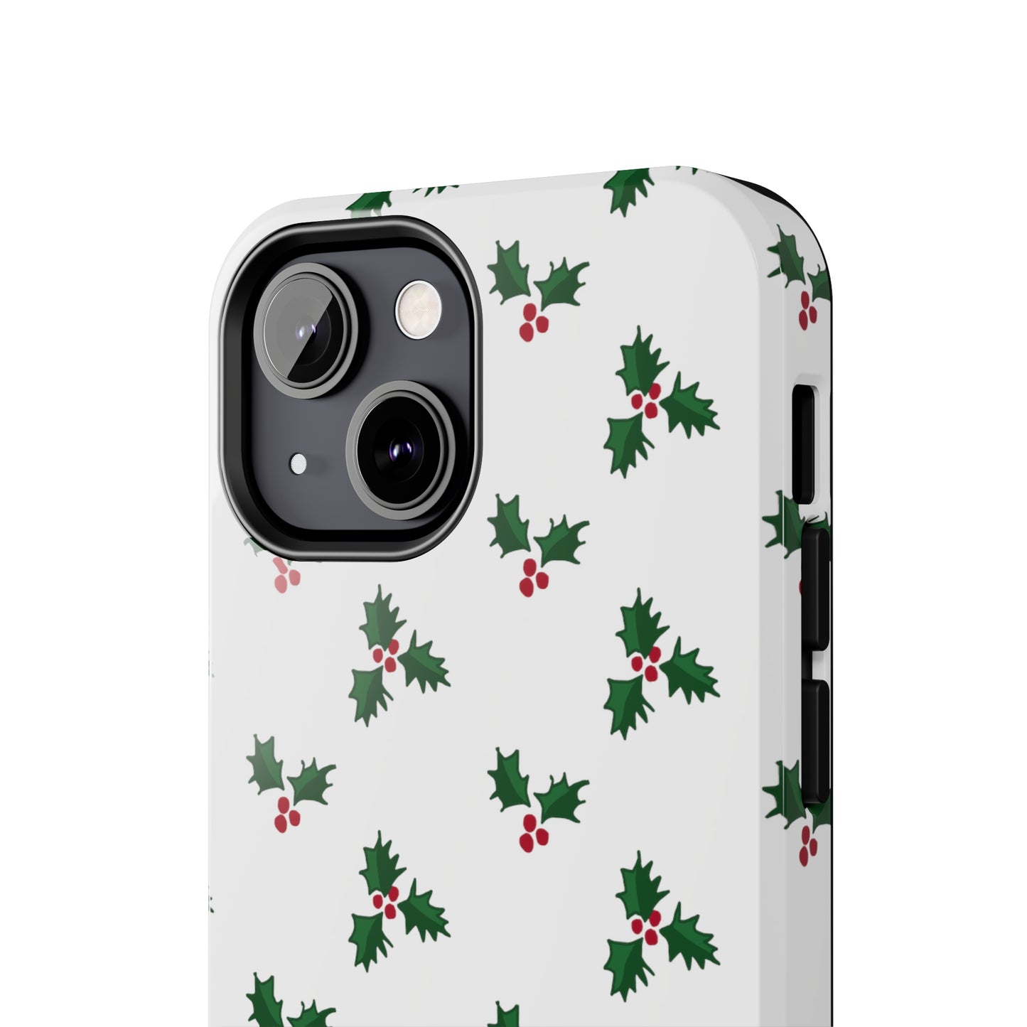 Holly Print Tough Phone Case