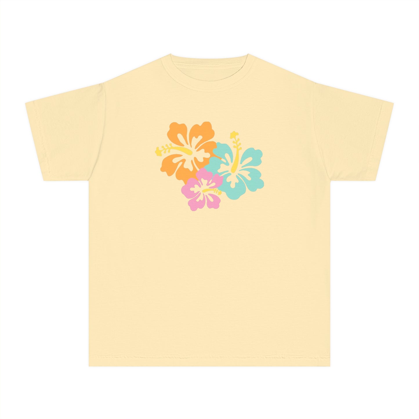 Faded Hibiscus Baby Tee