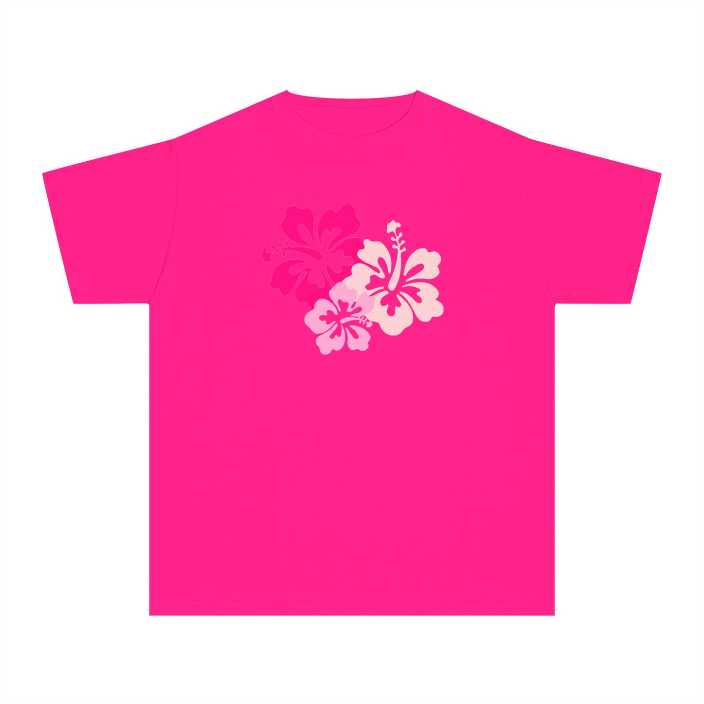 Pink Hibiscus Baby Tee