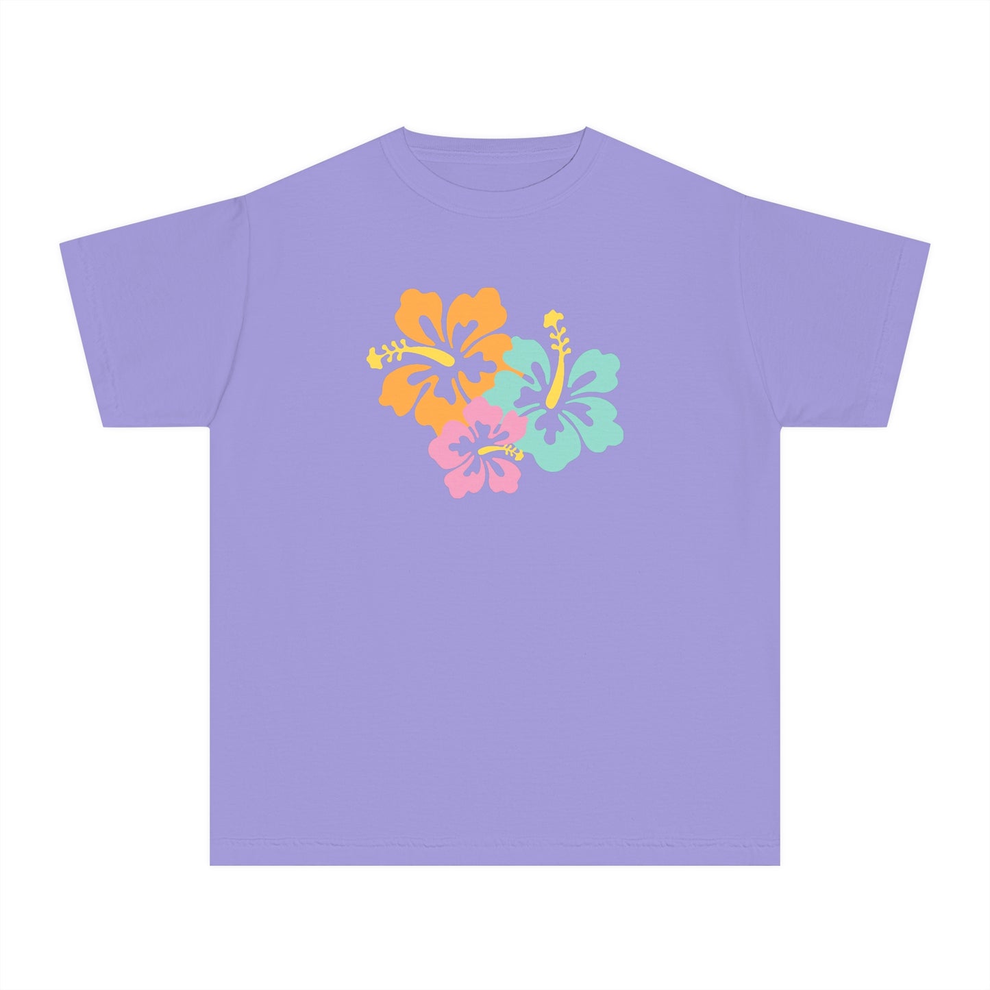 Faded Hibiscus Baby Tee