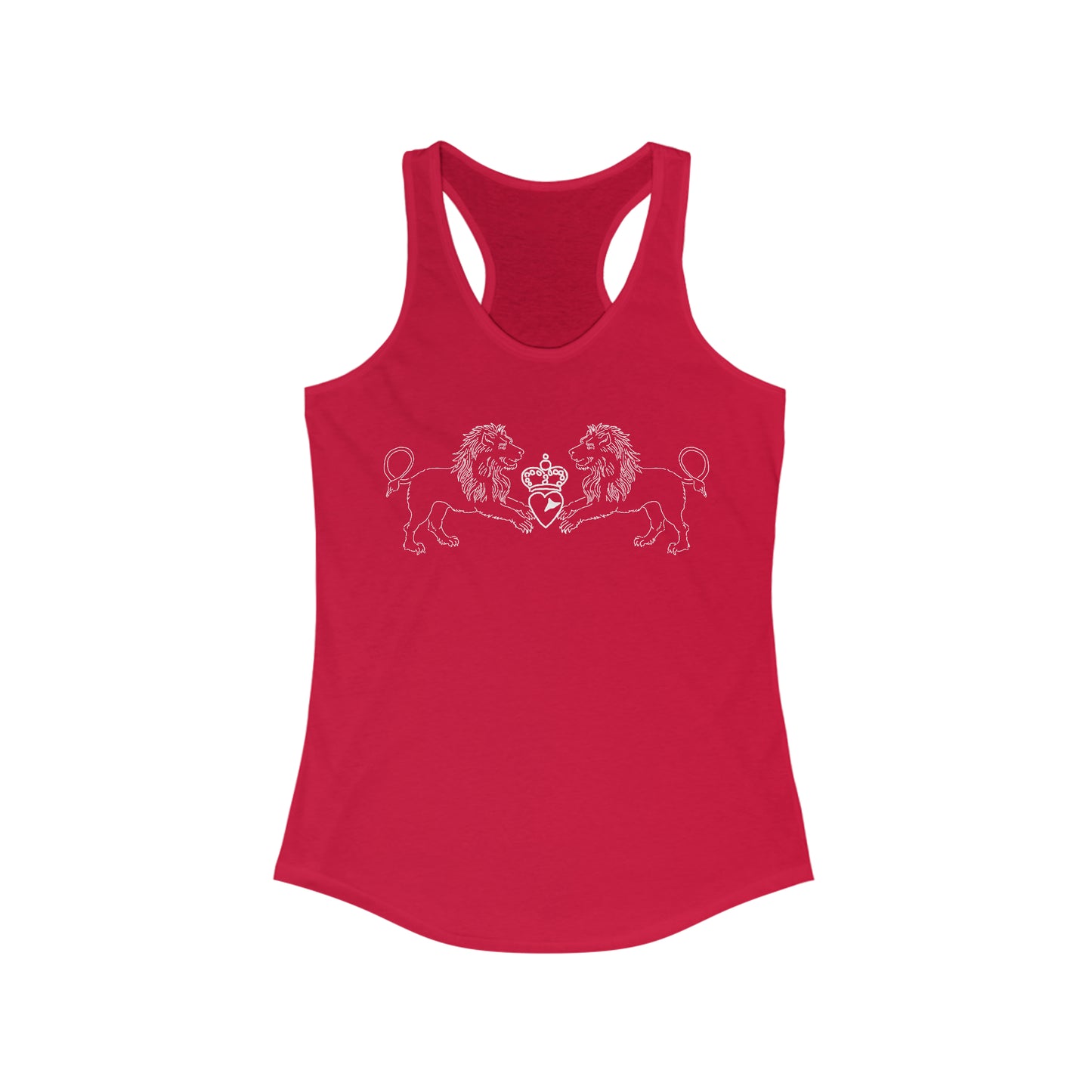 Lions and Heart Racerback Tank