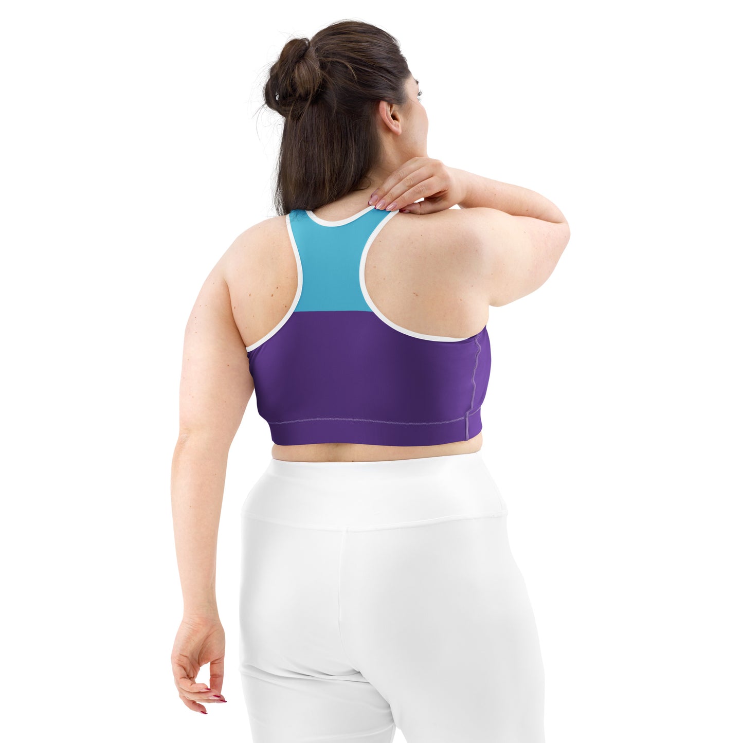 Orange Butterfly Sports Bra
