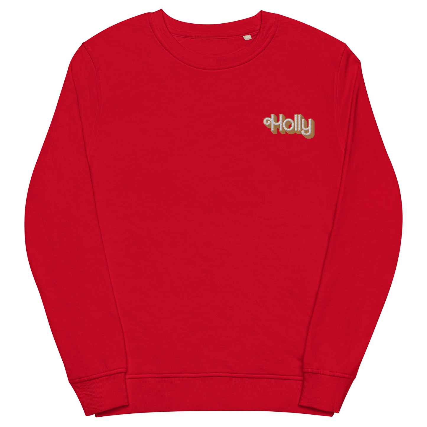 Holly Gold Embroidered Organic Sweatshirt