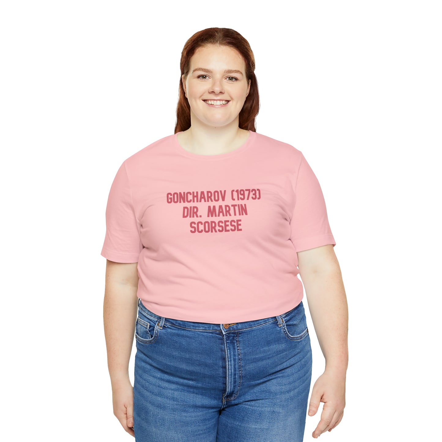 Goncharov Pink Text Plus Size Tee