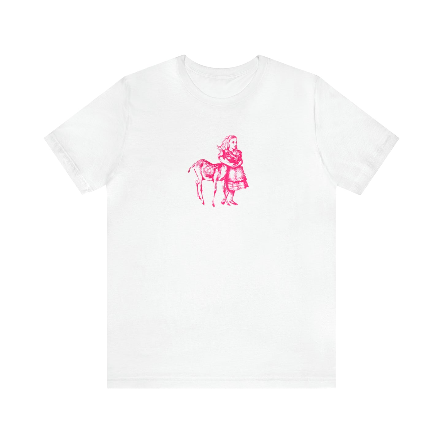 Pink Alice and Fawn Tee Plus Size