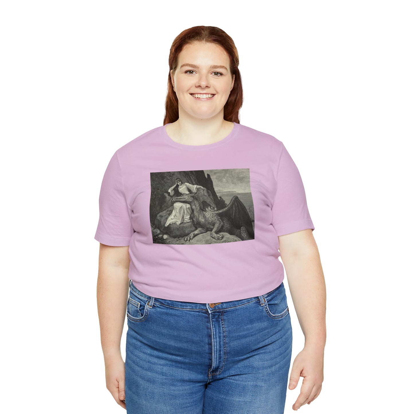 Princess and Pet Dragon Plus Size Tee