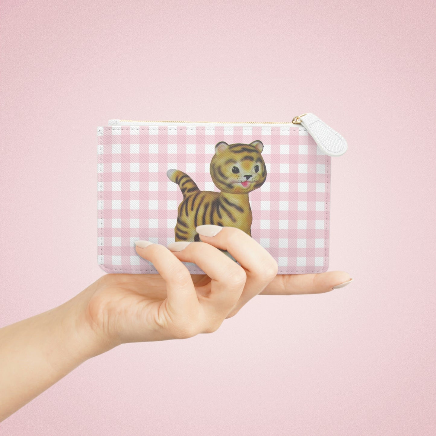 Plastic Tiger Mini Clutch Bag