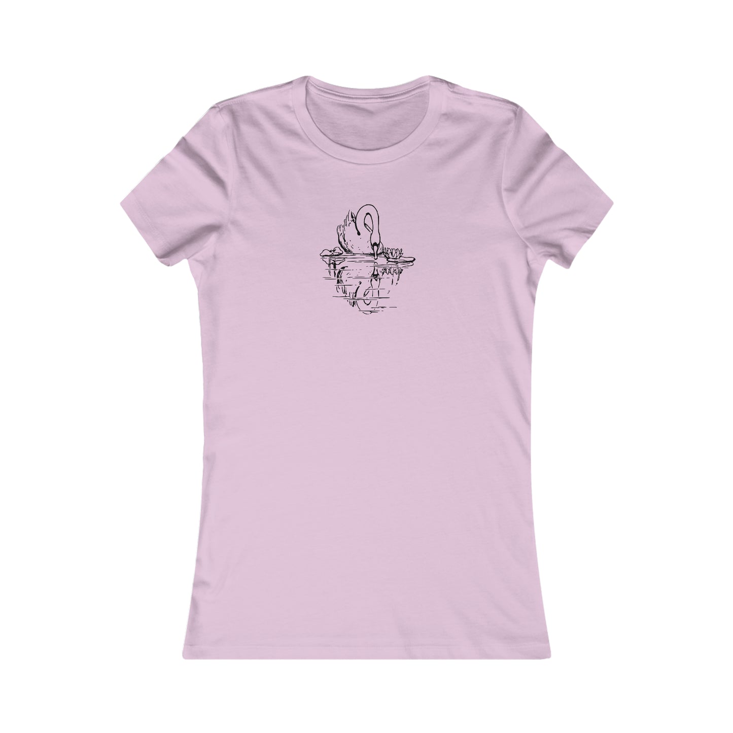 Swan Looking At Reflection Tee