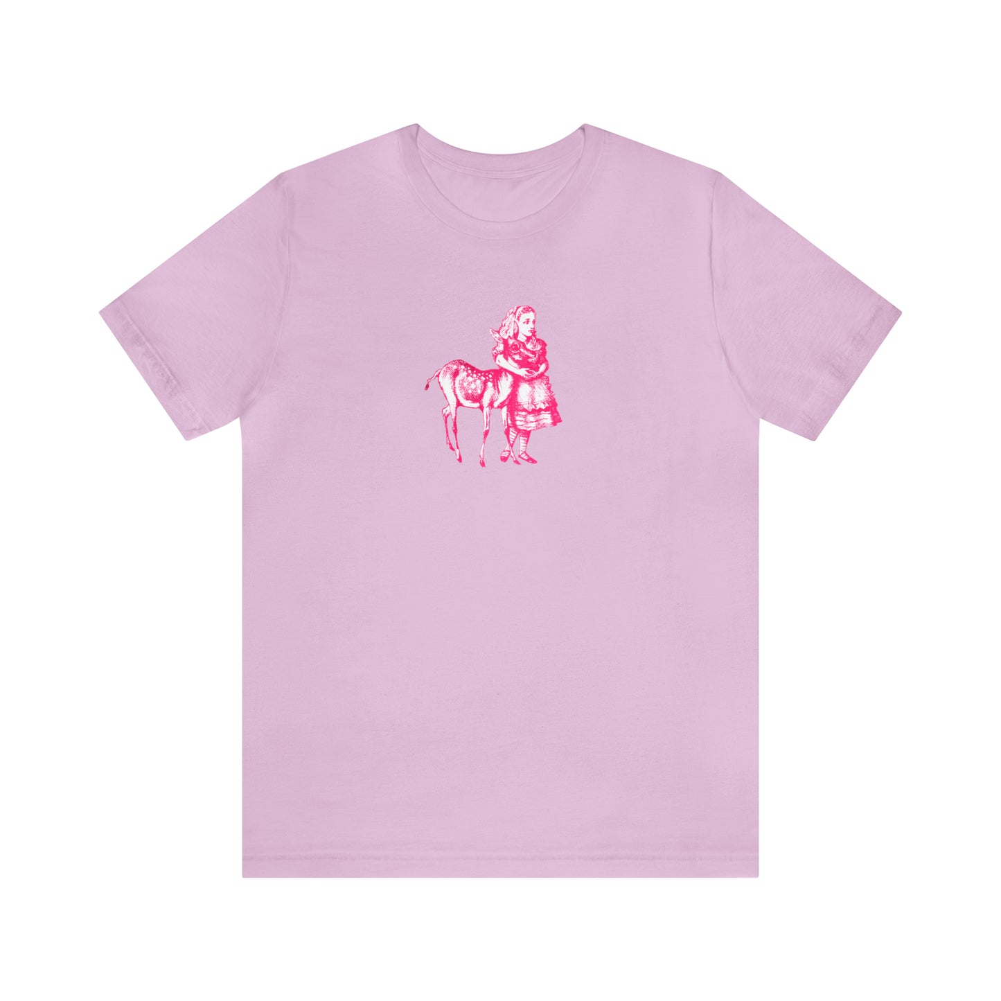 Pink Alice and Fawn Tee Plus Size