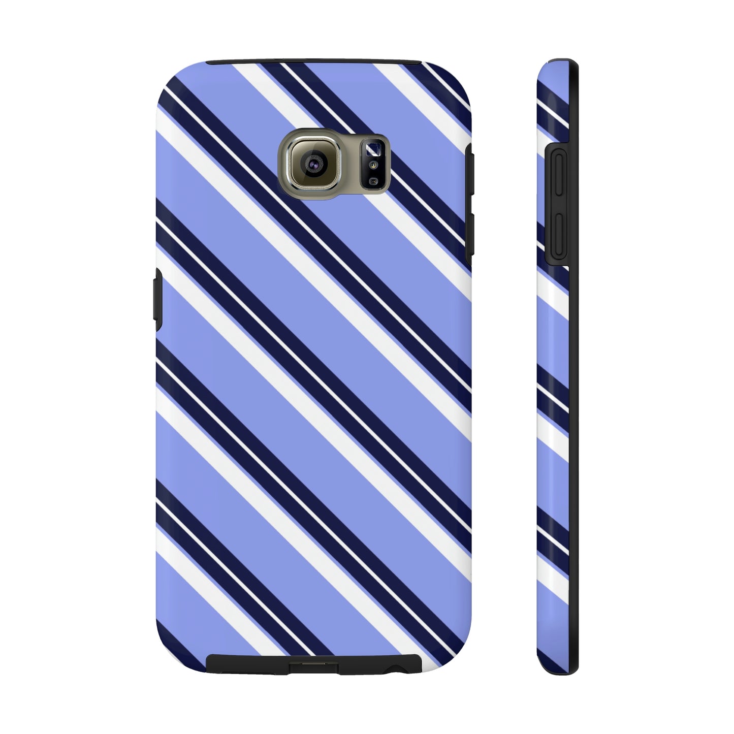 Prep School Blue Stripe Tough Phone Case