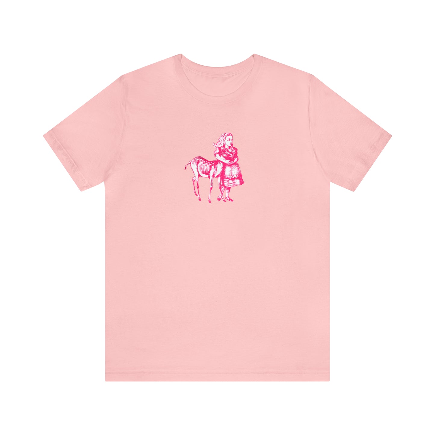 Pink Alice and Fawn Tee Plus Size