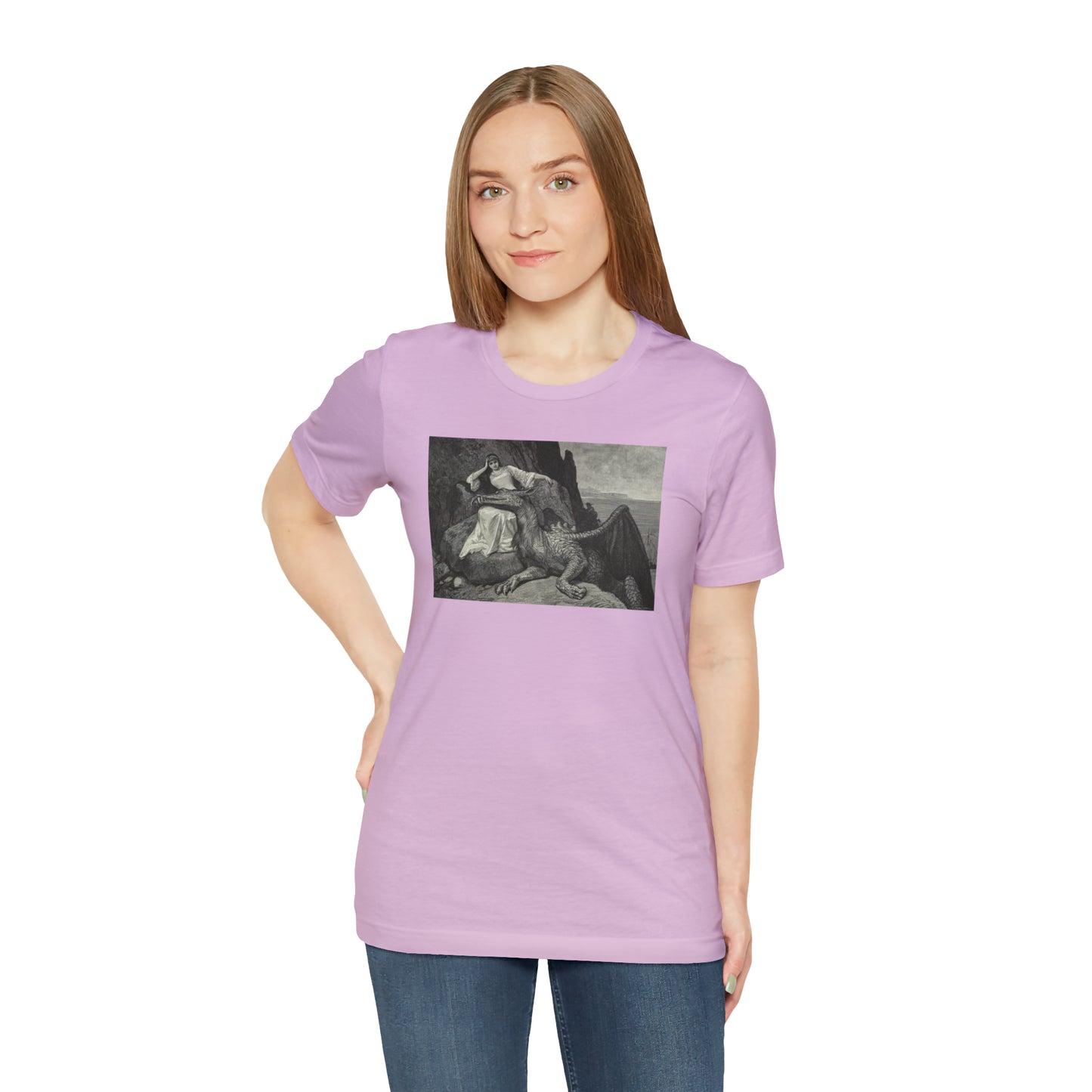 Princess and Pet Dragon Regular Fit Tee