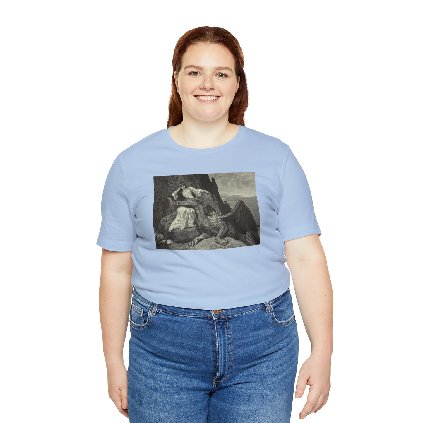 Princess and Pet Dragon Plus Size Tee