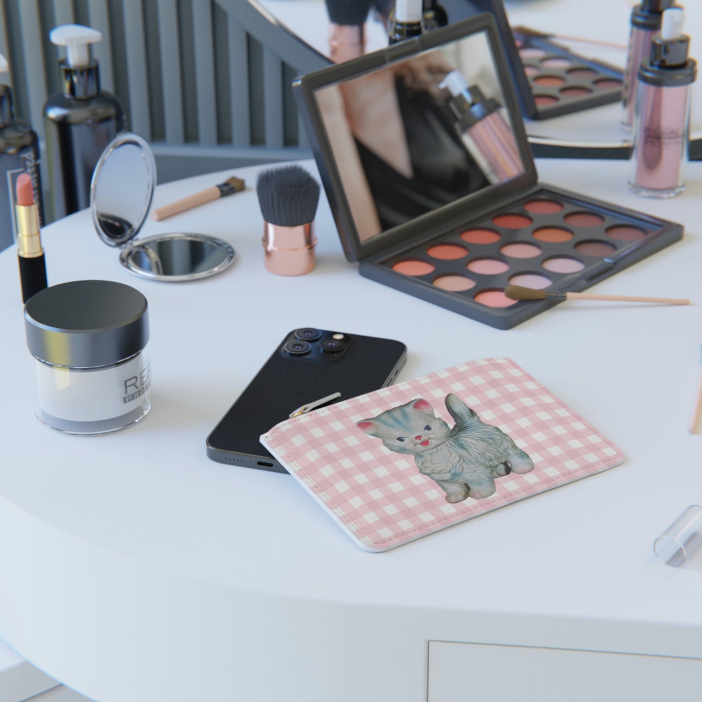 Plastic Kitten Mini Clutch Bag