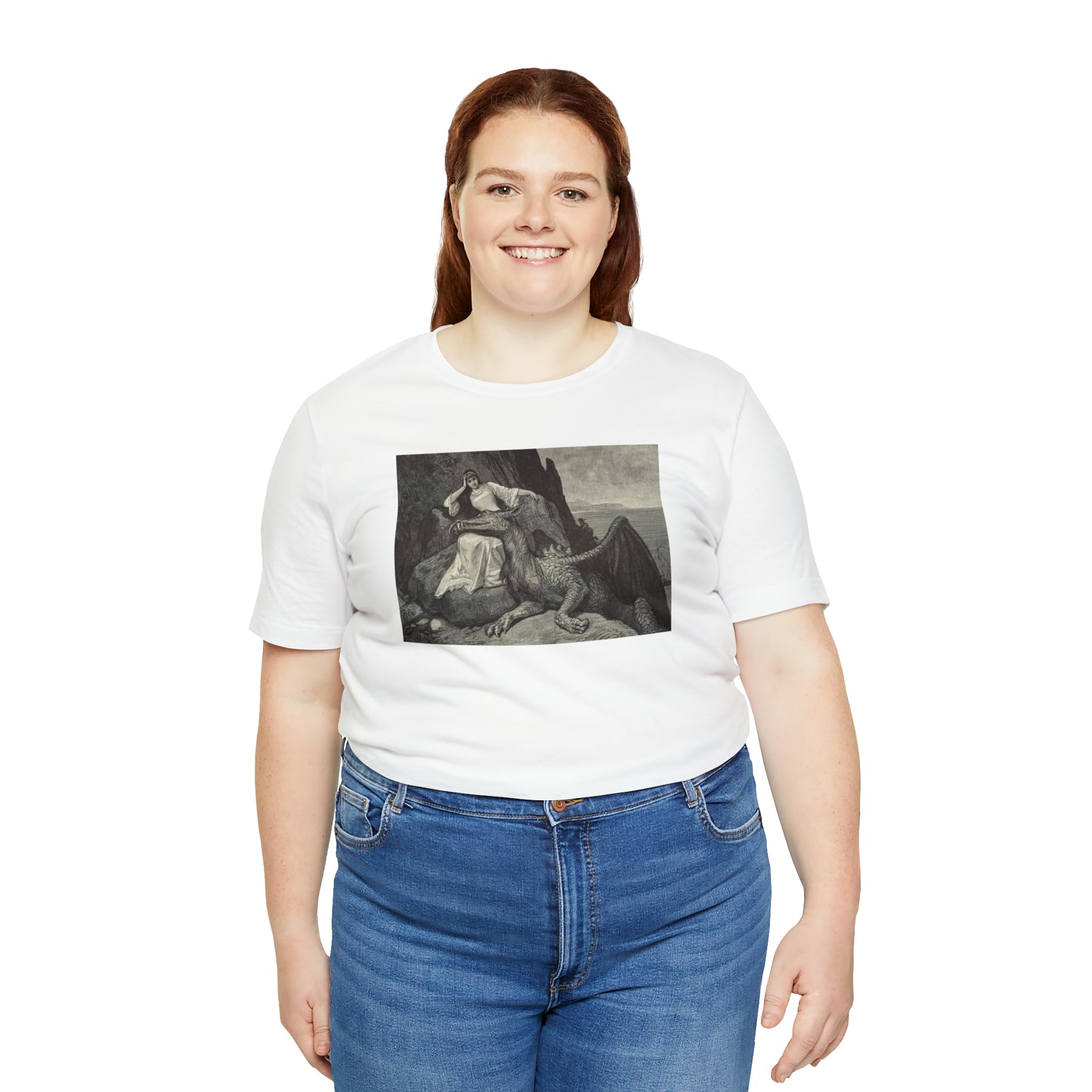 Princess and Pet Dragon Plus Size Tee