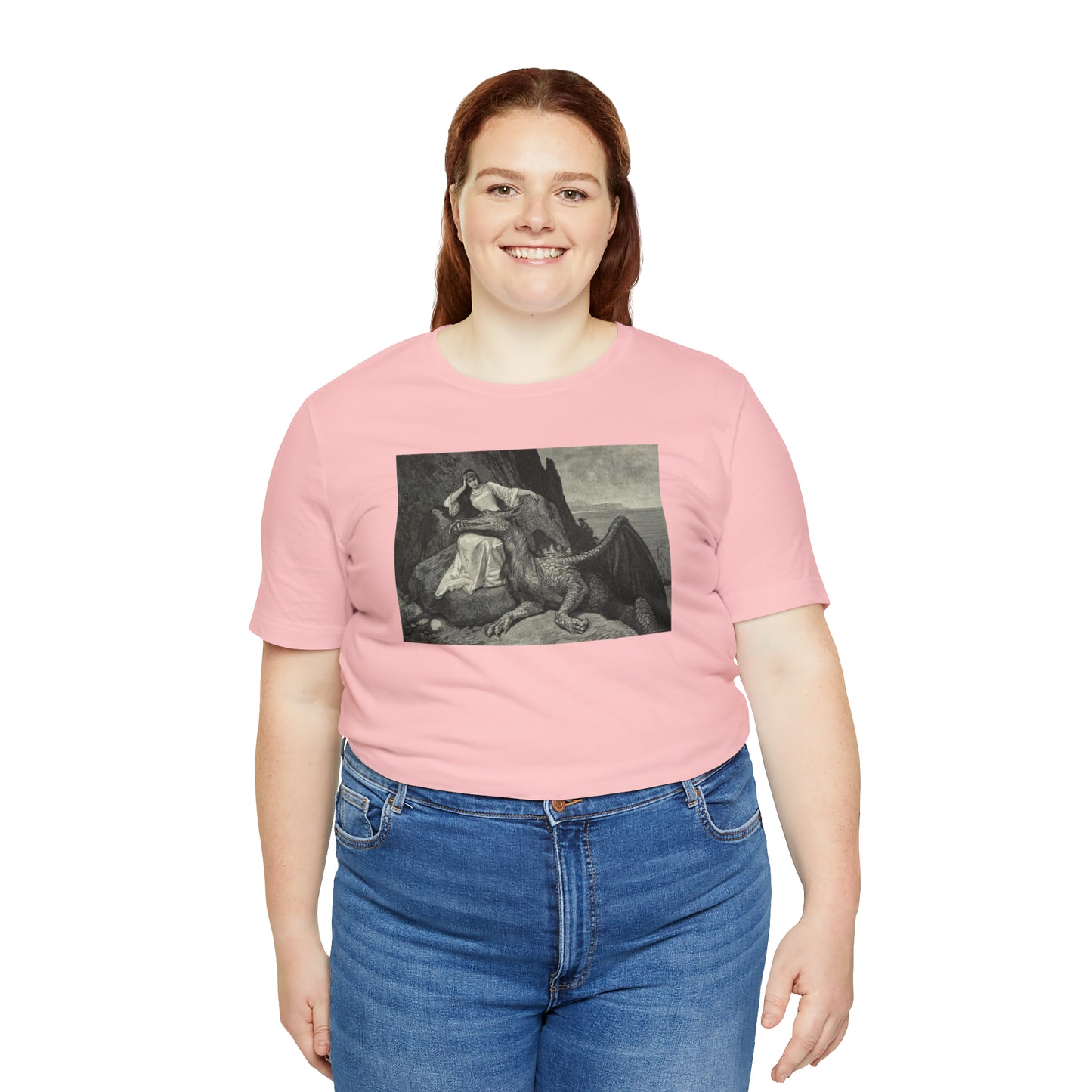 Princess and Pet Dragon Plus Size Tee