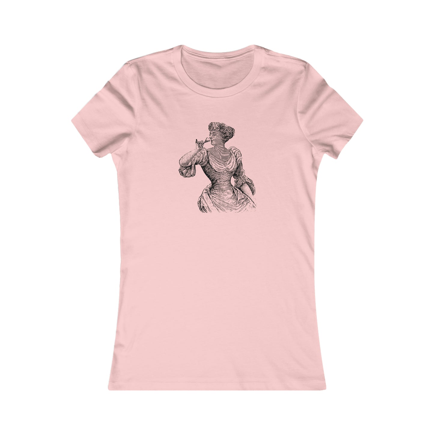 Lady Drinking Champagne Tee