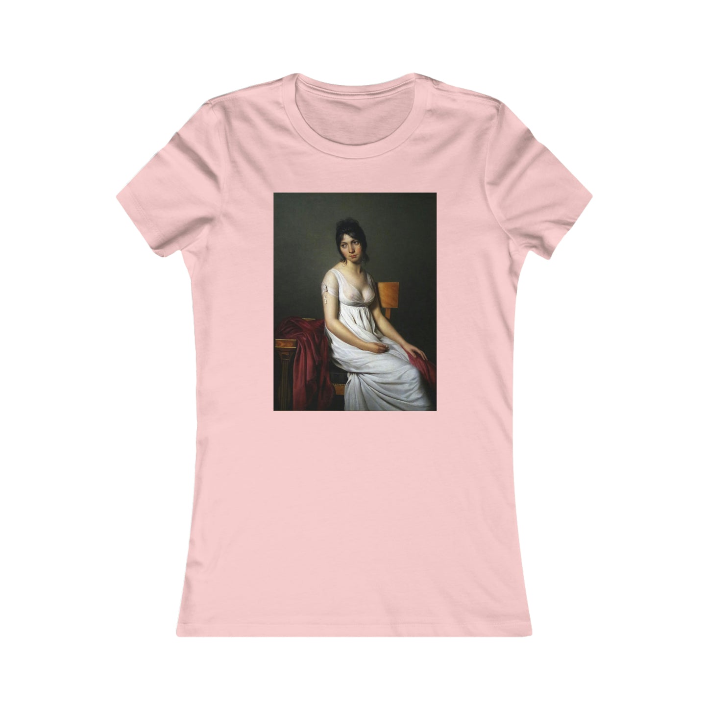 The Woman in White Tee