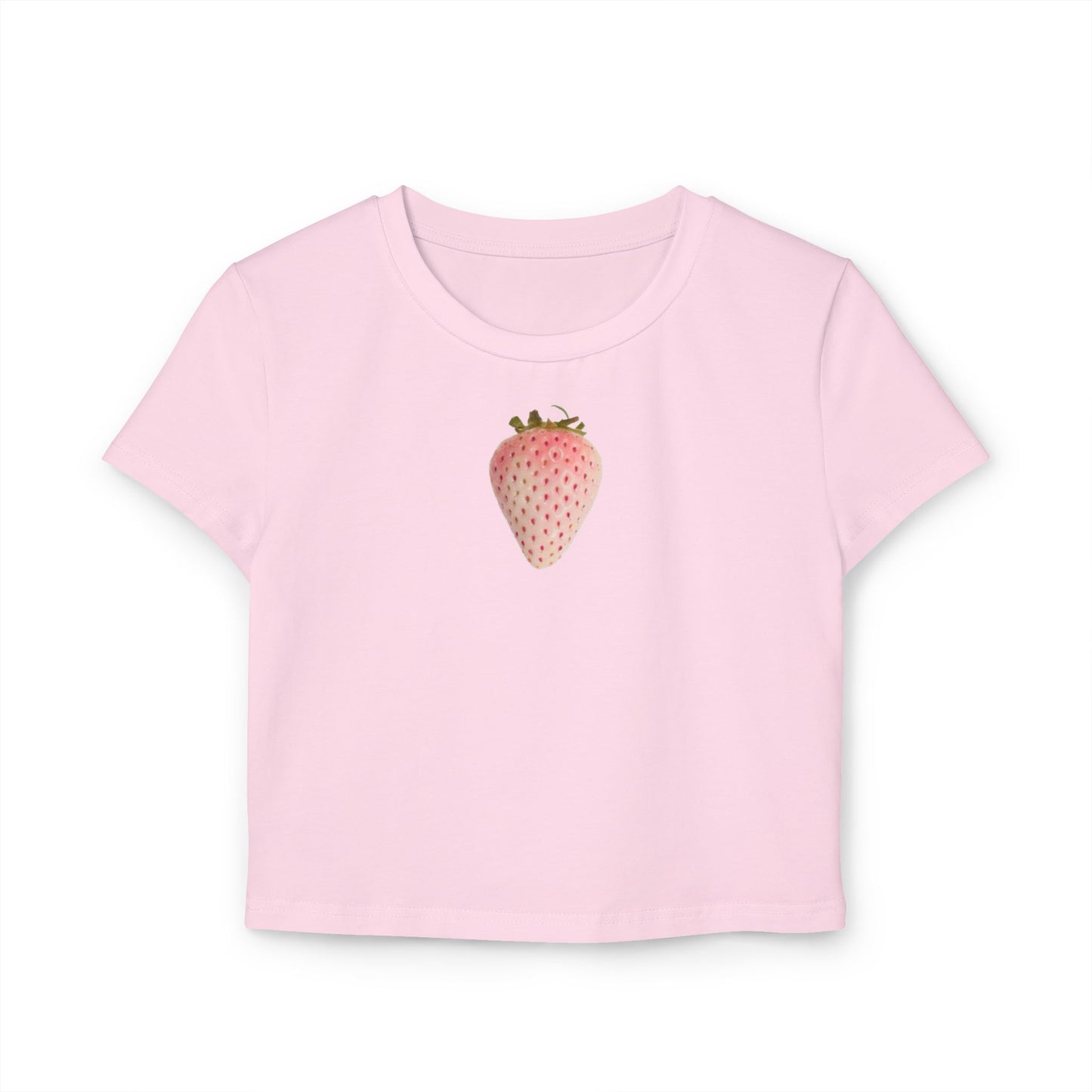 Pink Strawberry Organic Cotton Baby Tee