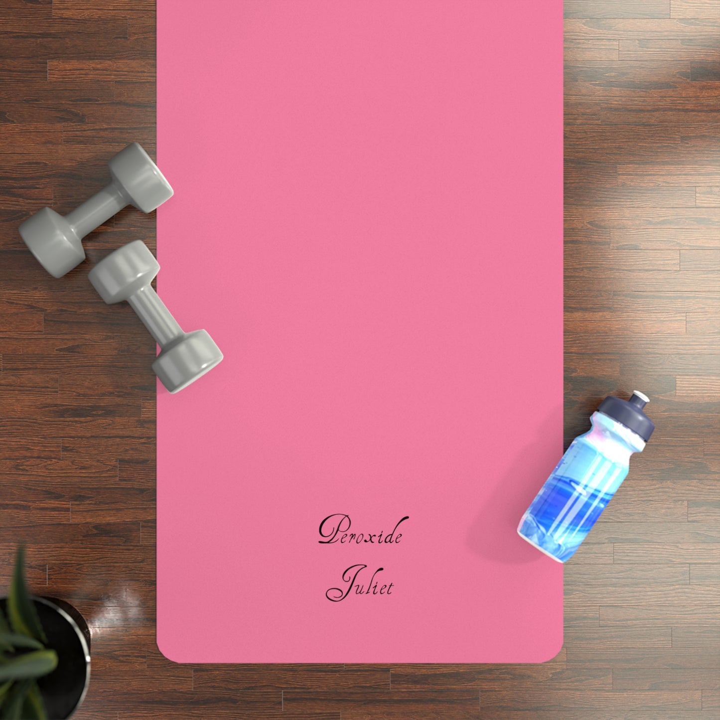 Peroxide Juliet Logo Rose Yoga Towel