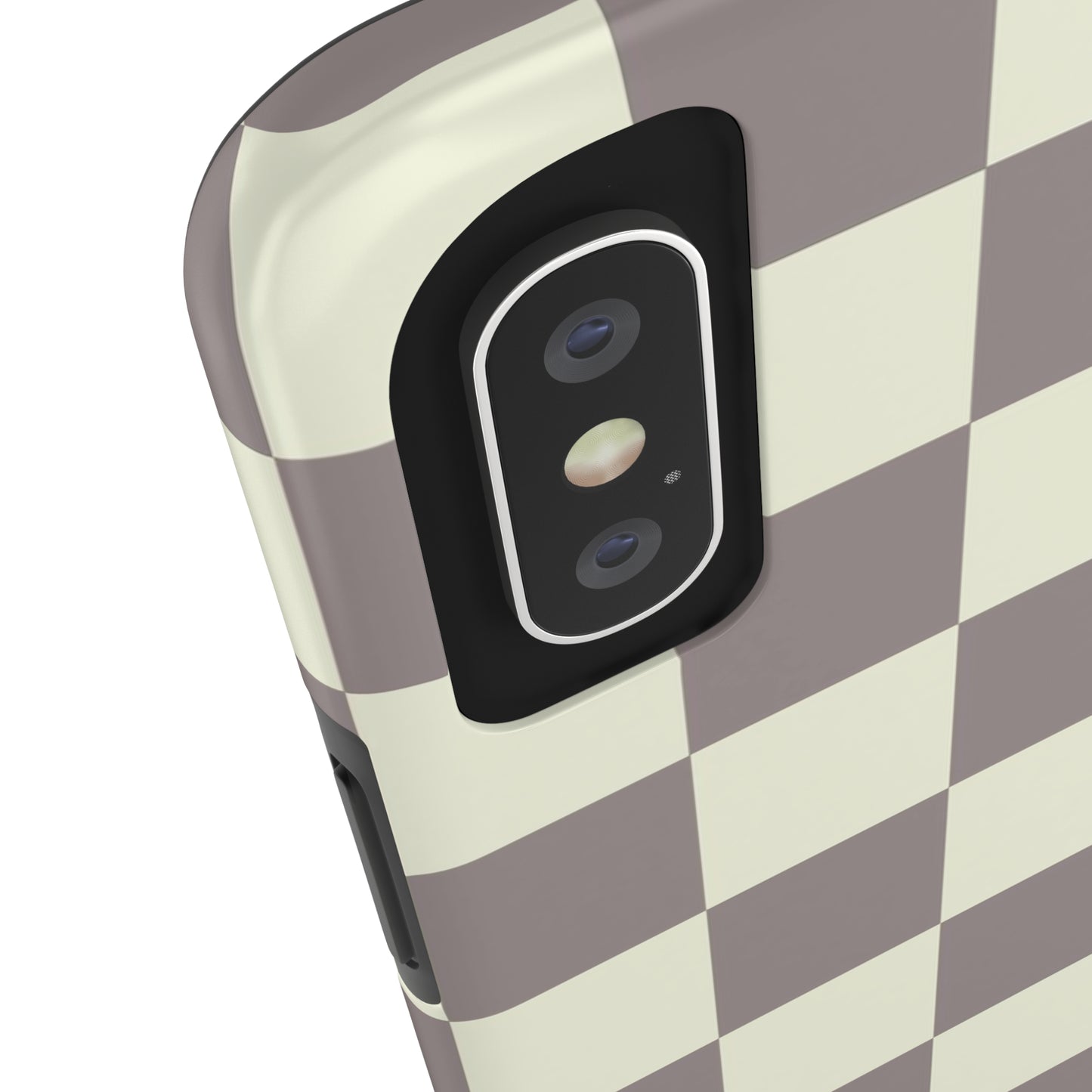 Checkerboard Tough Phone Case in Light