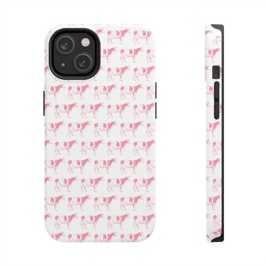 Pink Cows Tough Phone Case