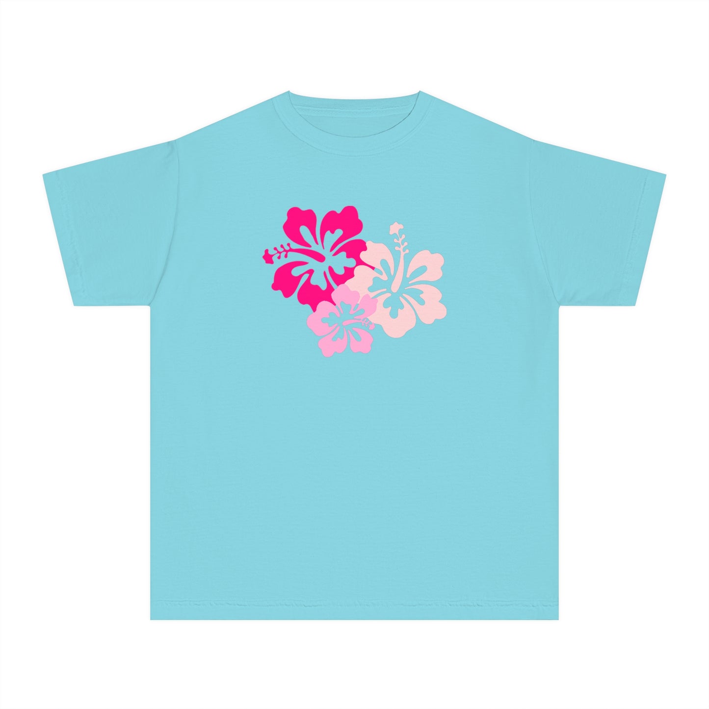 Pink Hibiscus Baby Tee