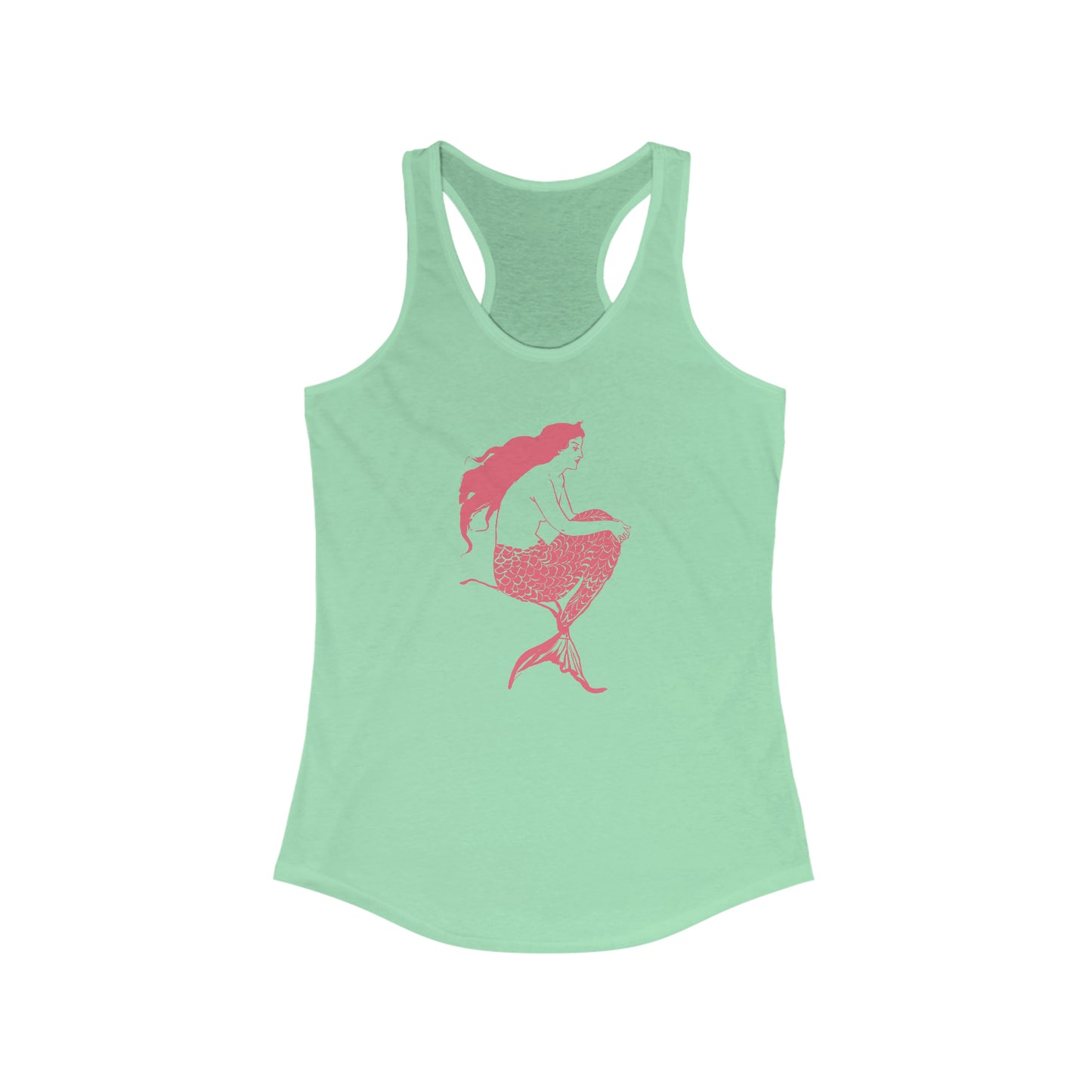 Pink Mermaid Racerback Tank