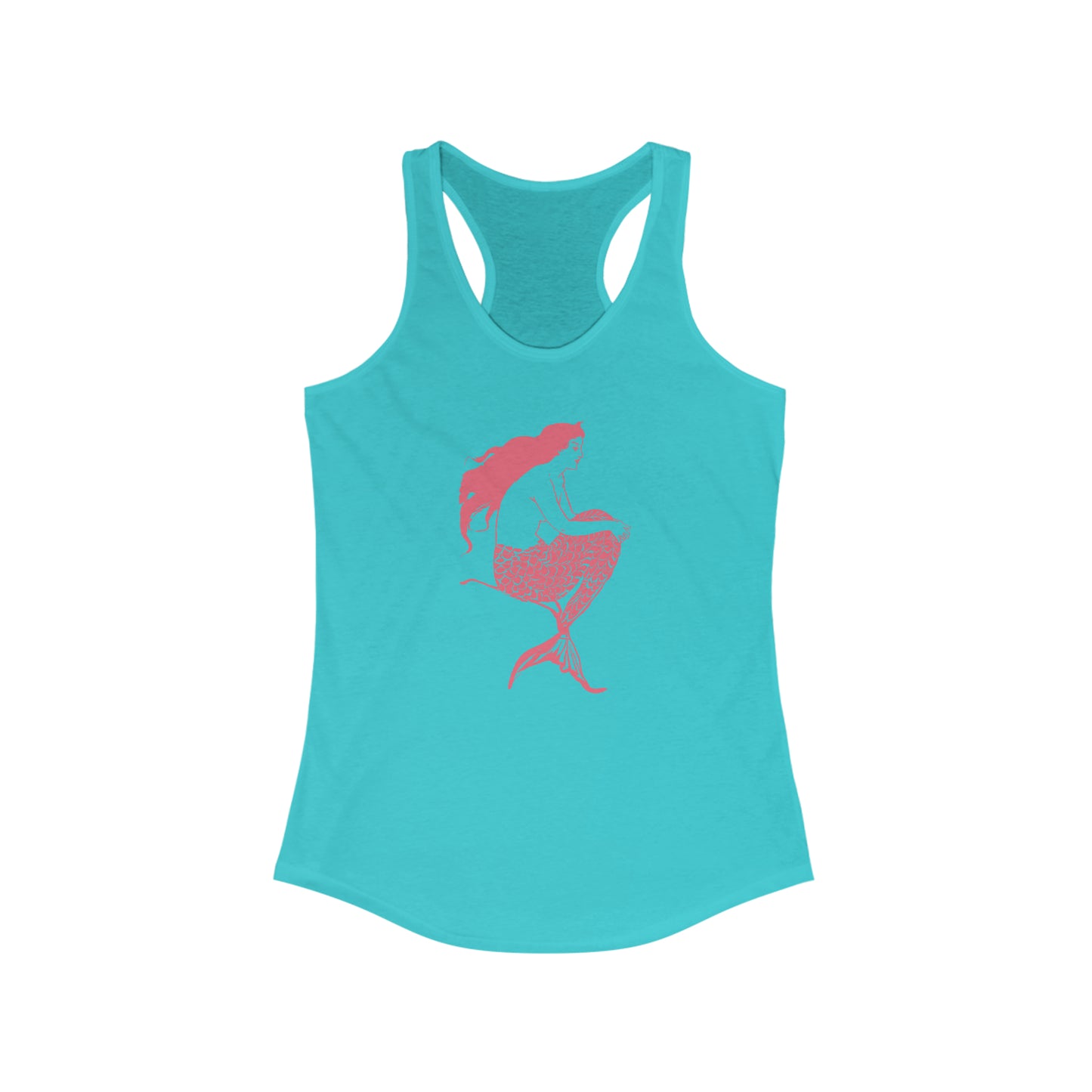 Pink Mermaid Racerback Tank