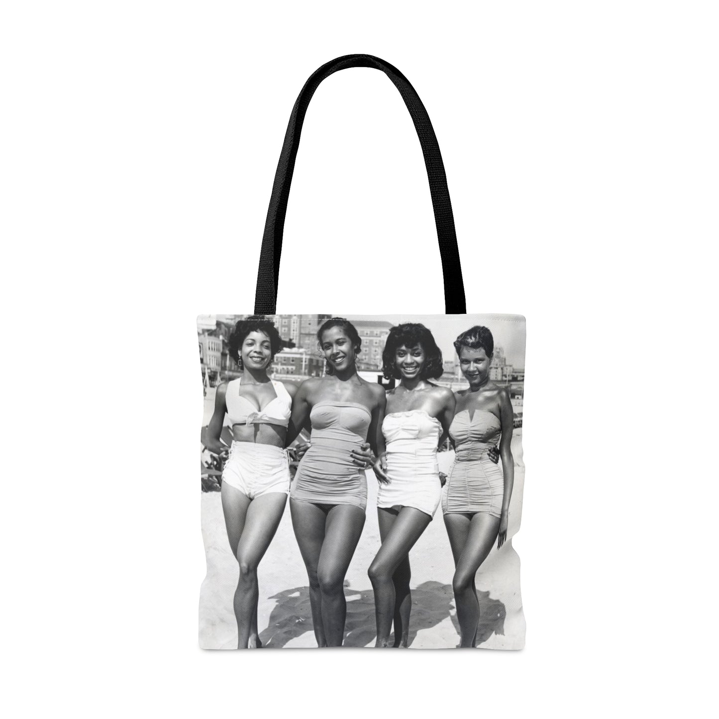 Four Black Women At The Beach Tote