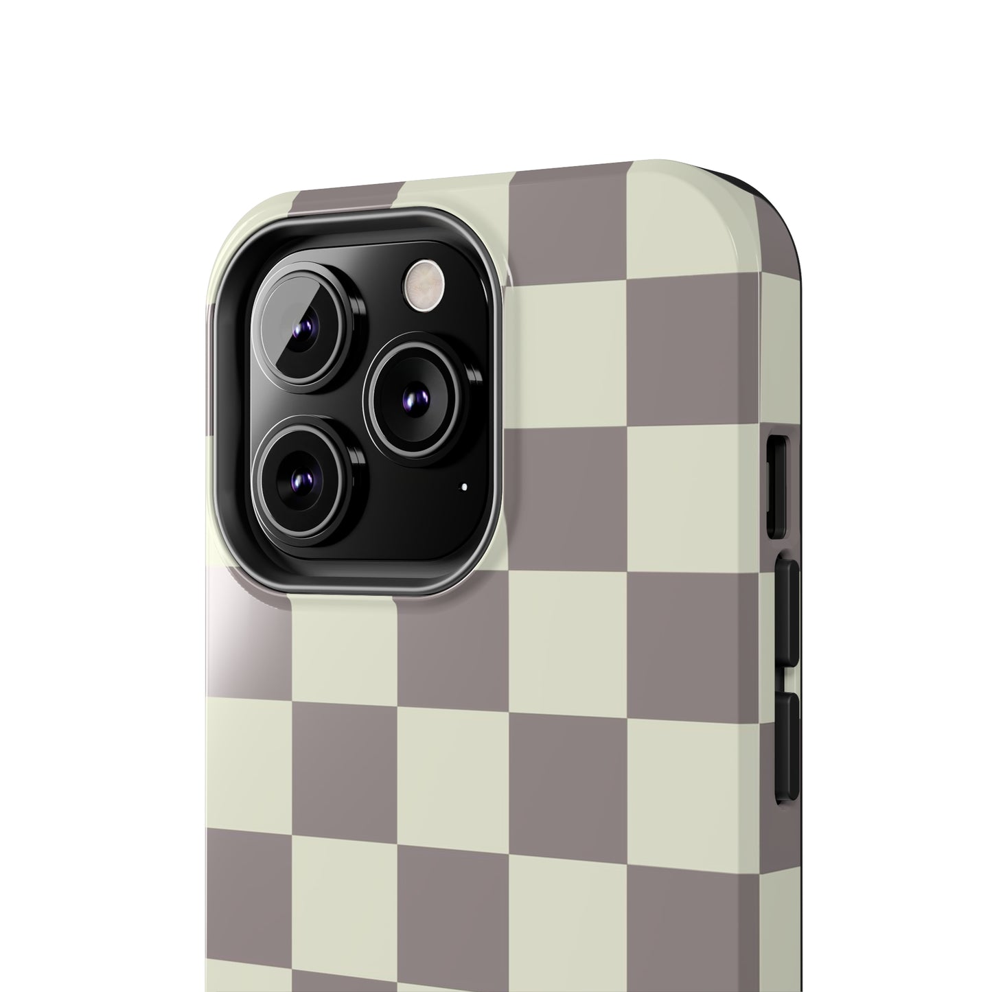 Checkerboard Tough Phone Case in Light