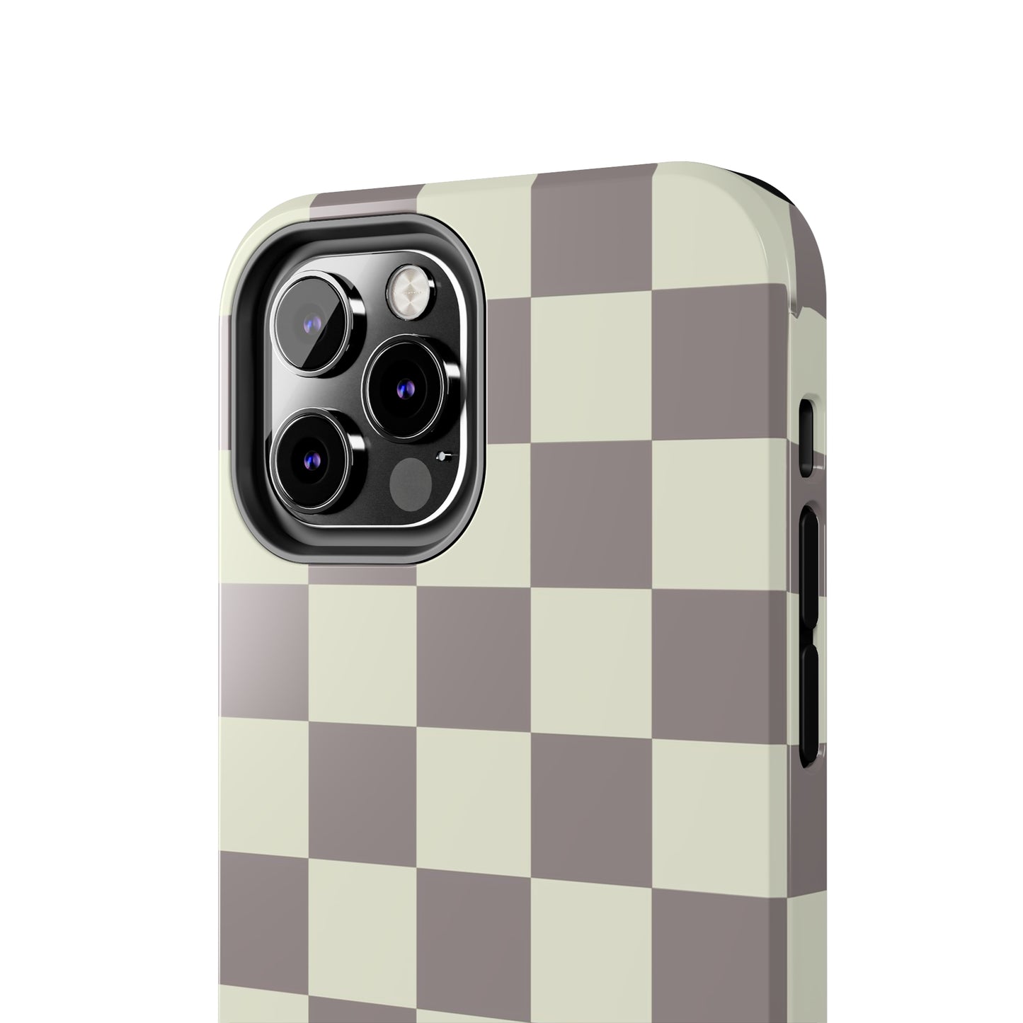 Checkerboard Tough Phone Case in Light