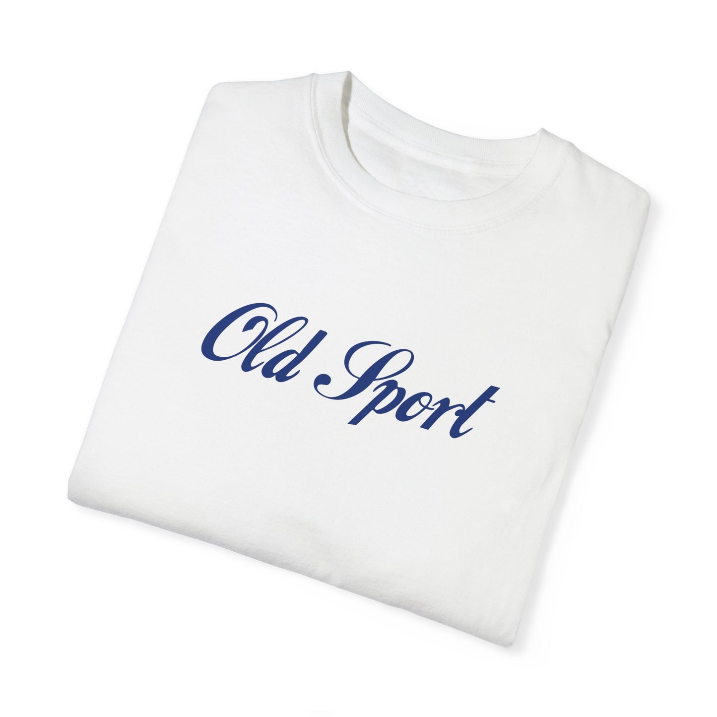 Old Sport Blue Text T-Shirt