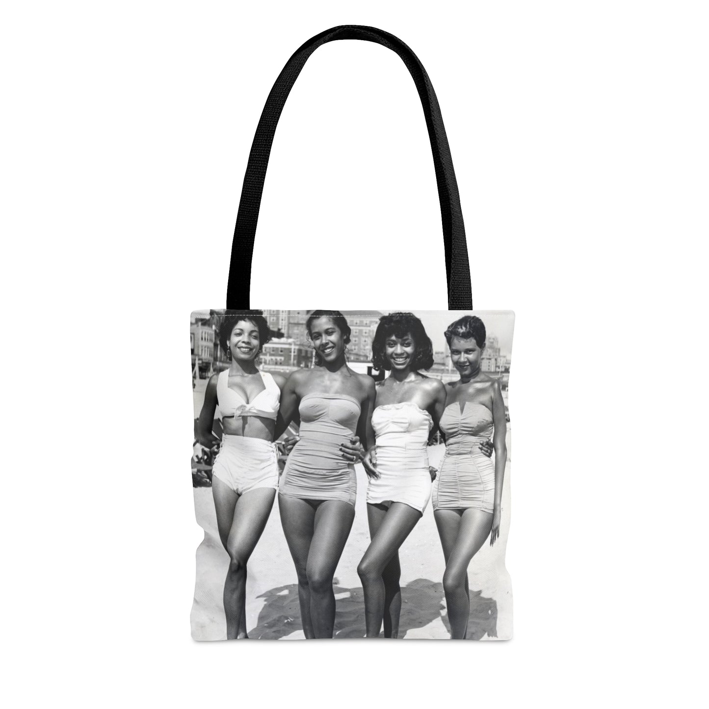 Four Black Women At The Beach Tote