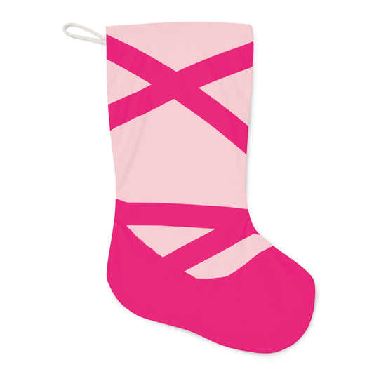 Pink Ballet Slipper Christmas Stocking