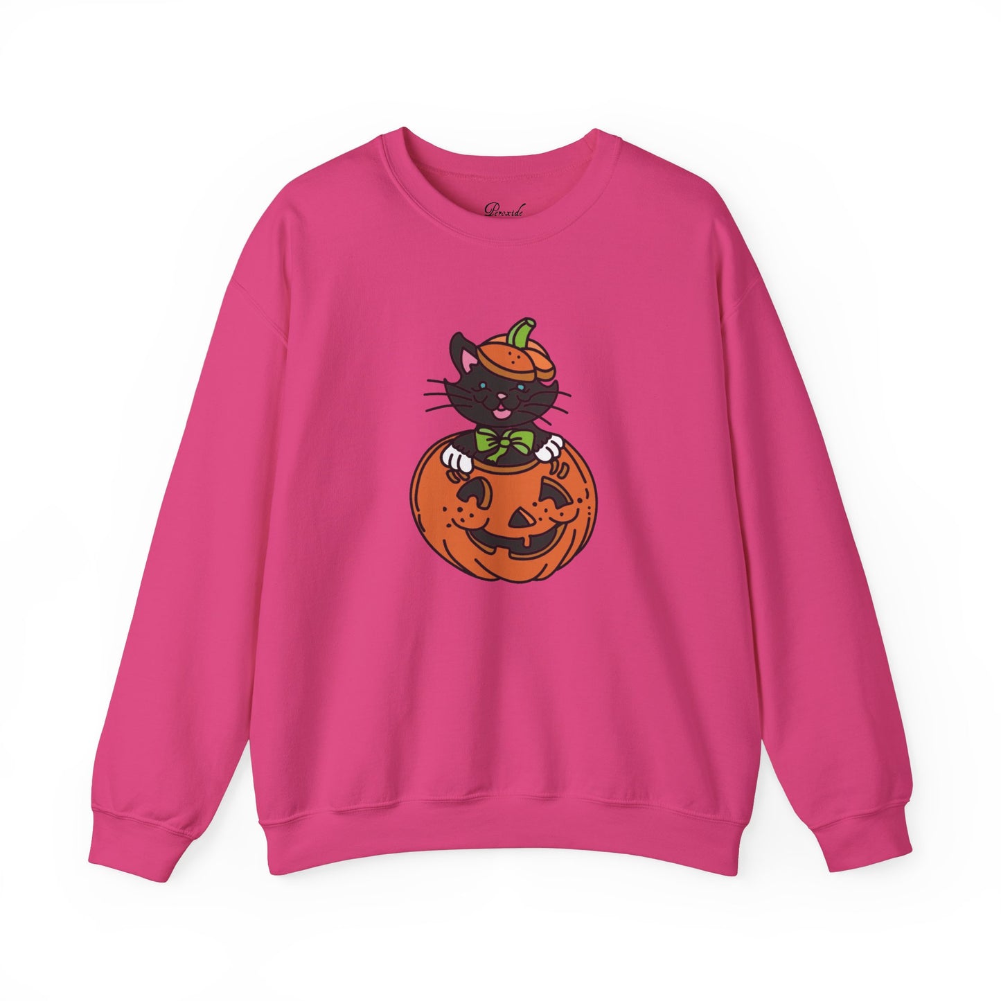 Kitten in a Pumpkin Sweatshirt