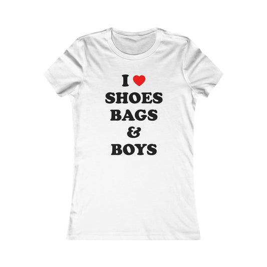 I Love Shoes Slim Fit Tee