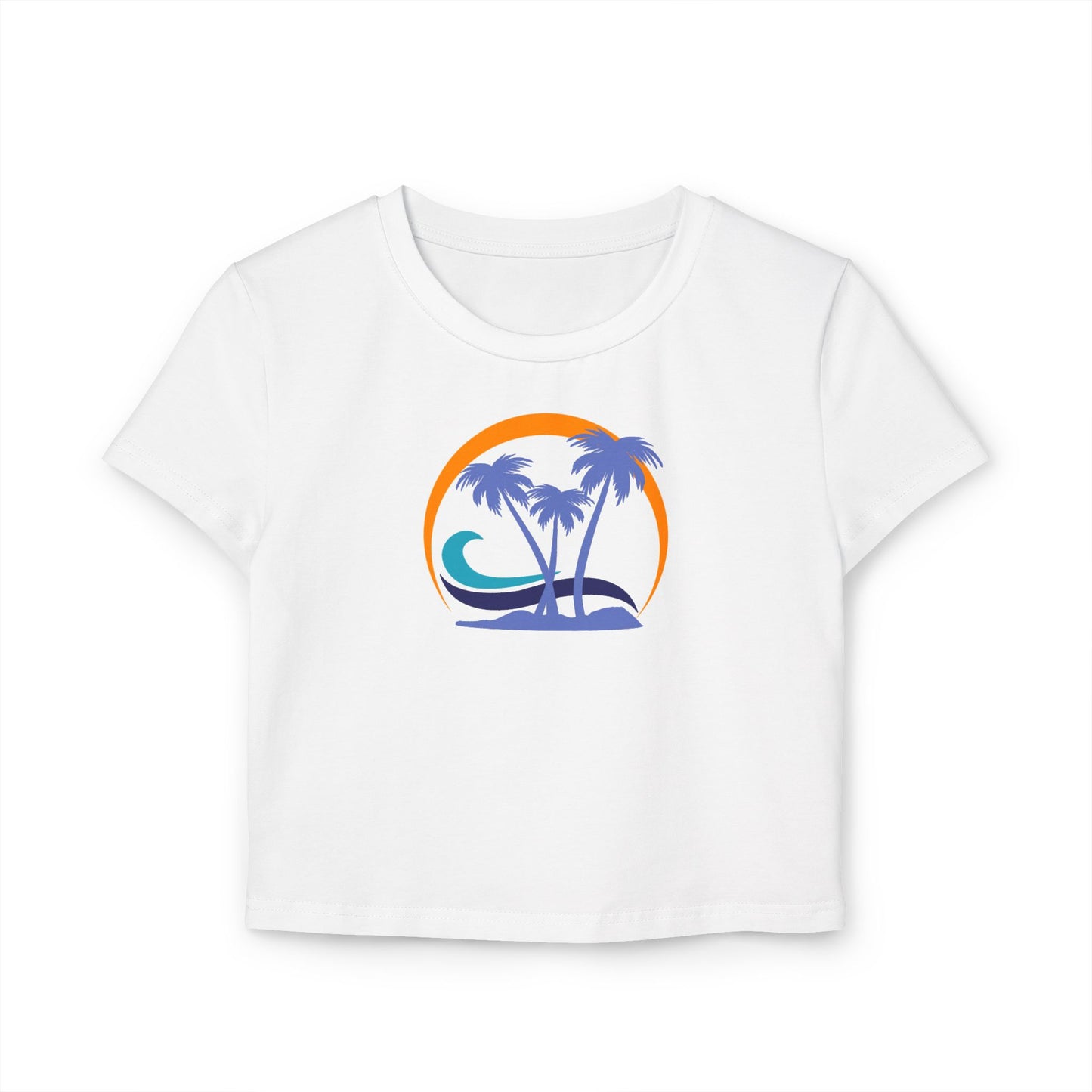 Palm Trees Organic Cotton Baby Tee