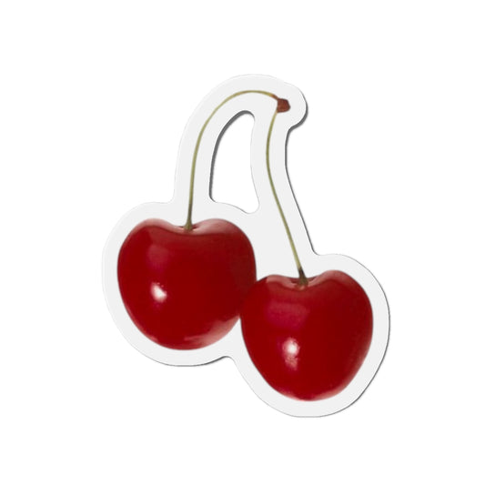 Pair of Cherries Die-Cut Magnets