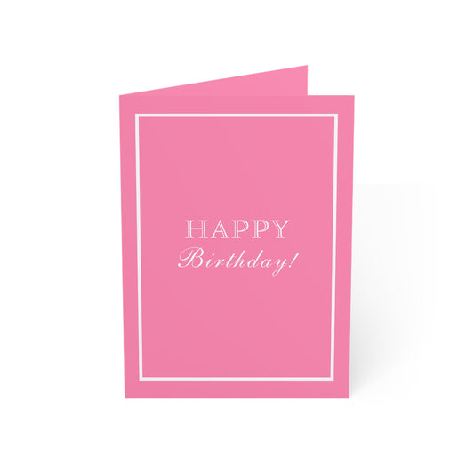 Happy Birthday Cards in Pink