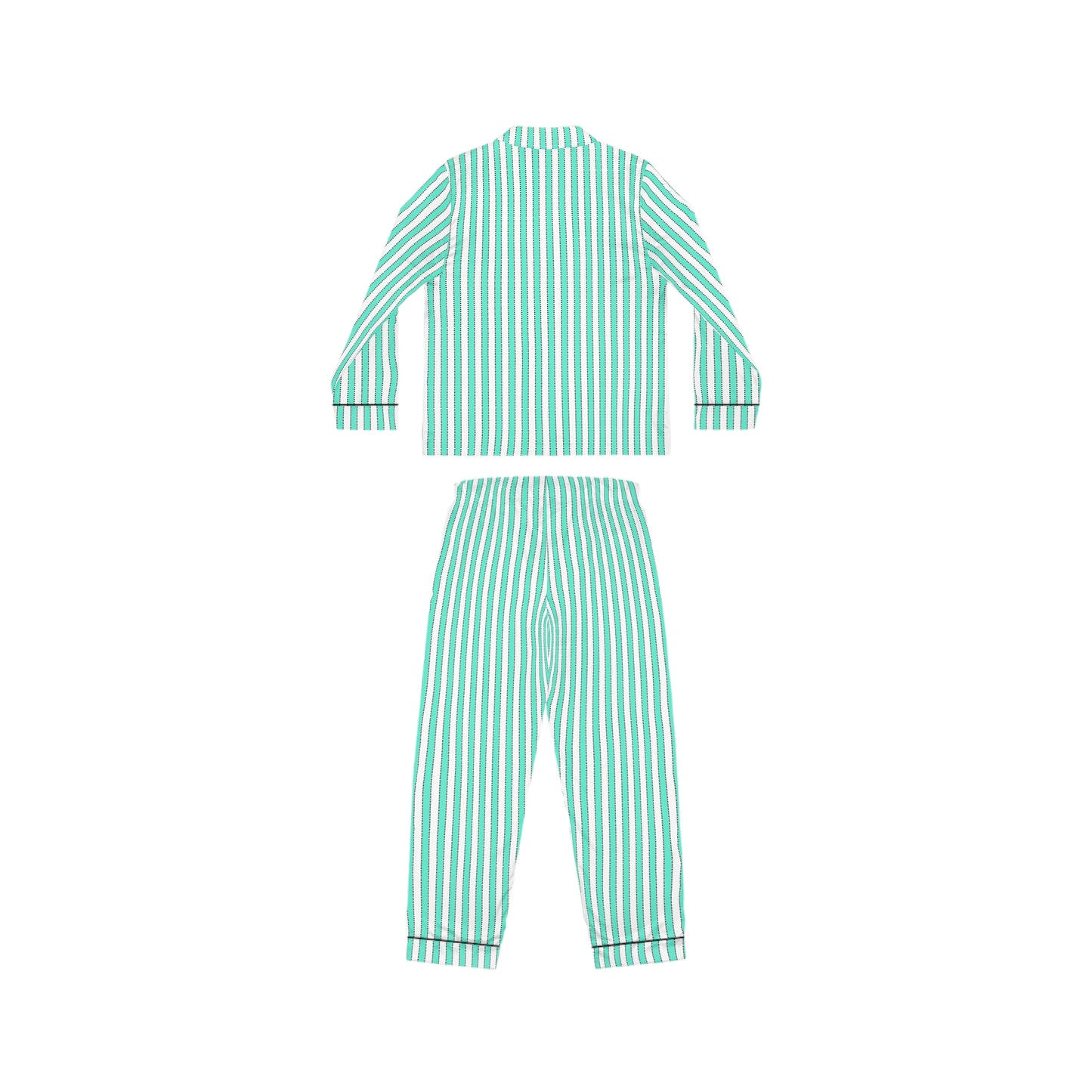 Marie Antoinette Blue Stripe Satin Pajamas