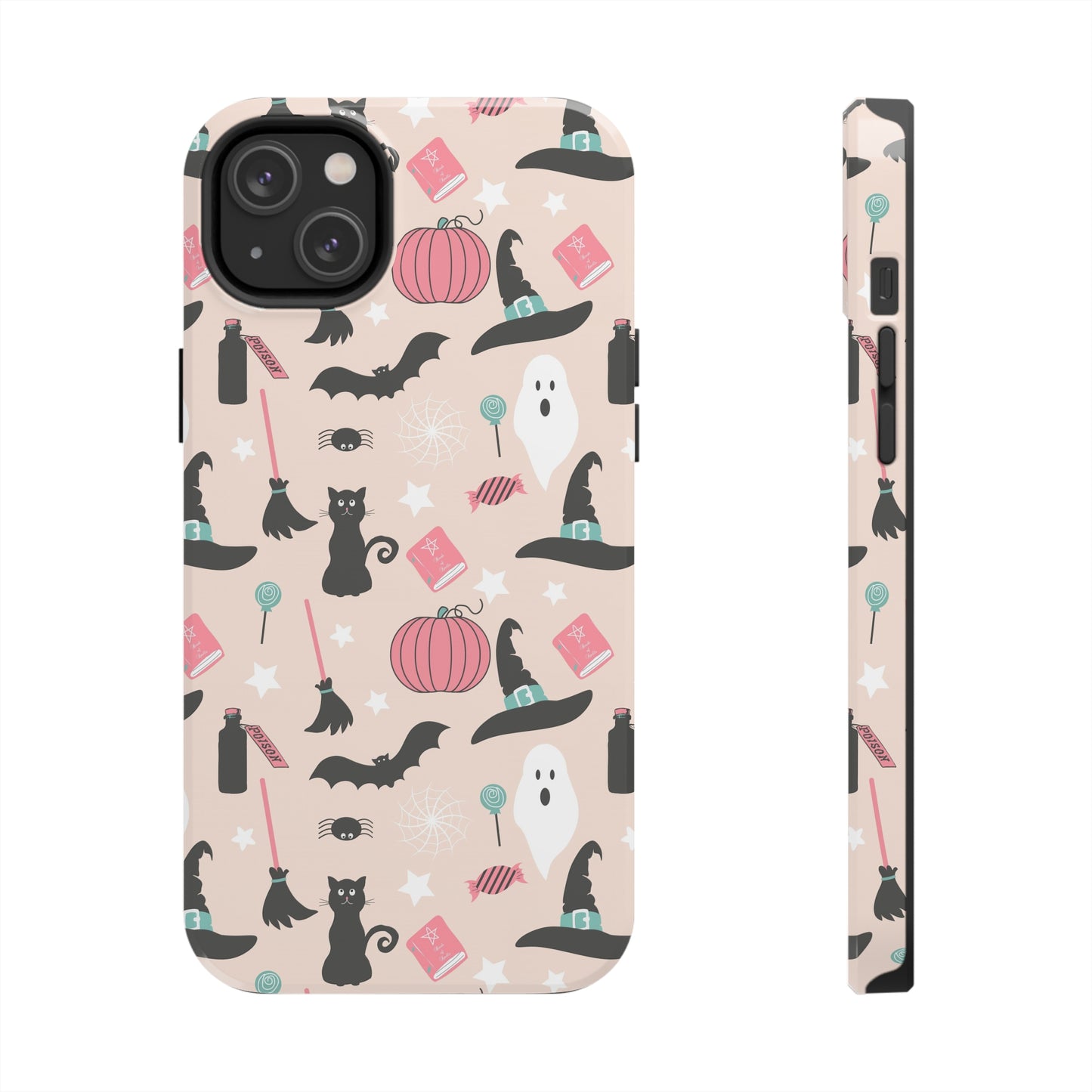 Pink Halloween Print Phone Case