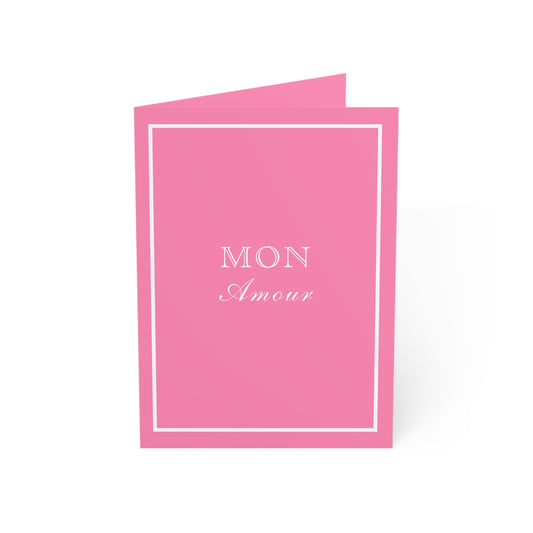 Mon Amour Cards in Pink