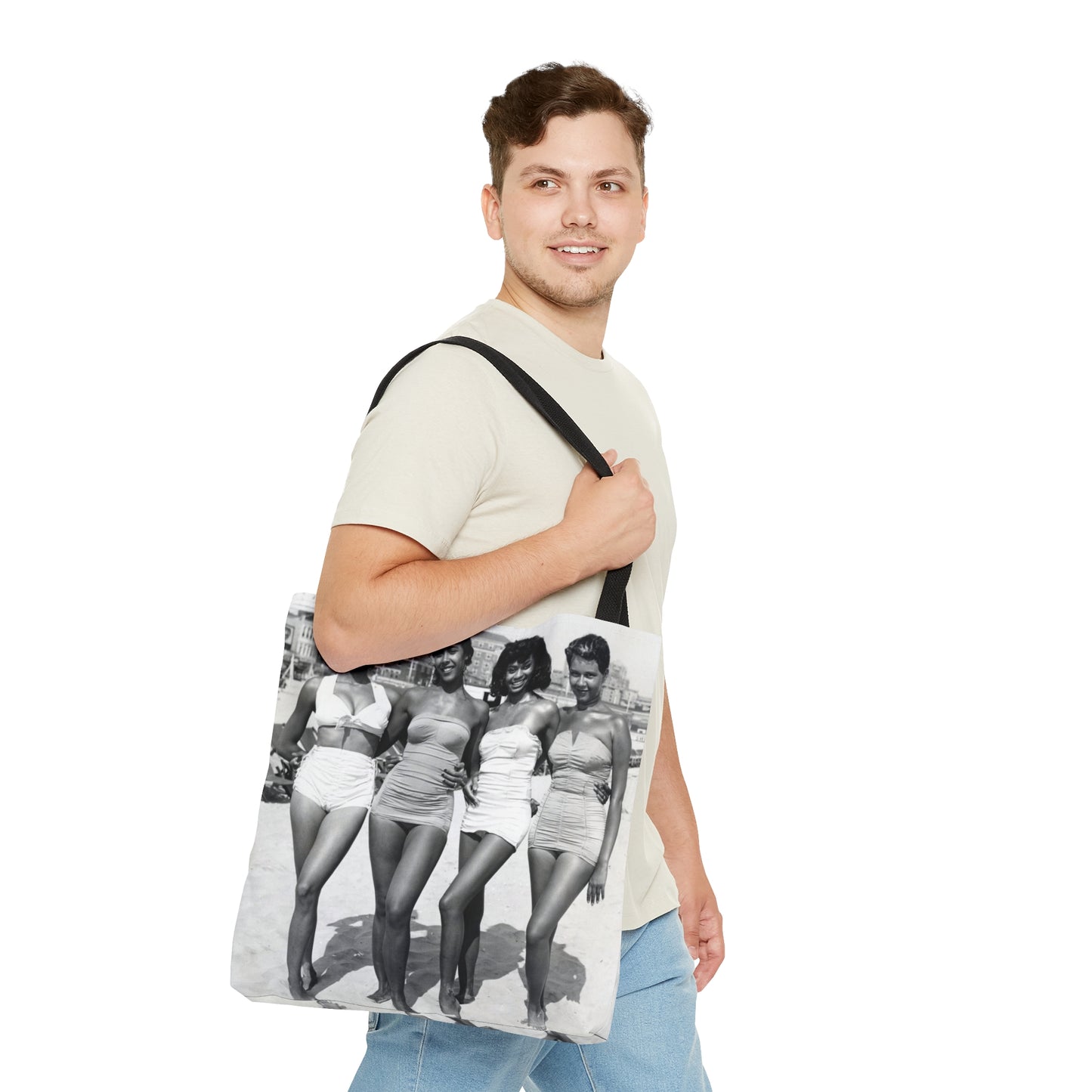 Four Black Women At The Beach Tote