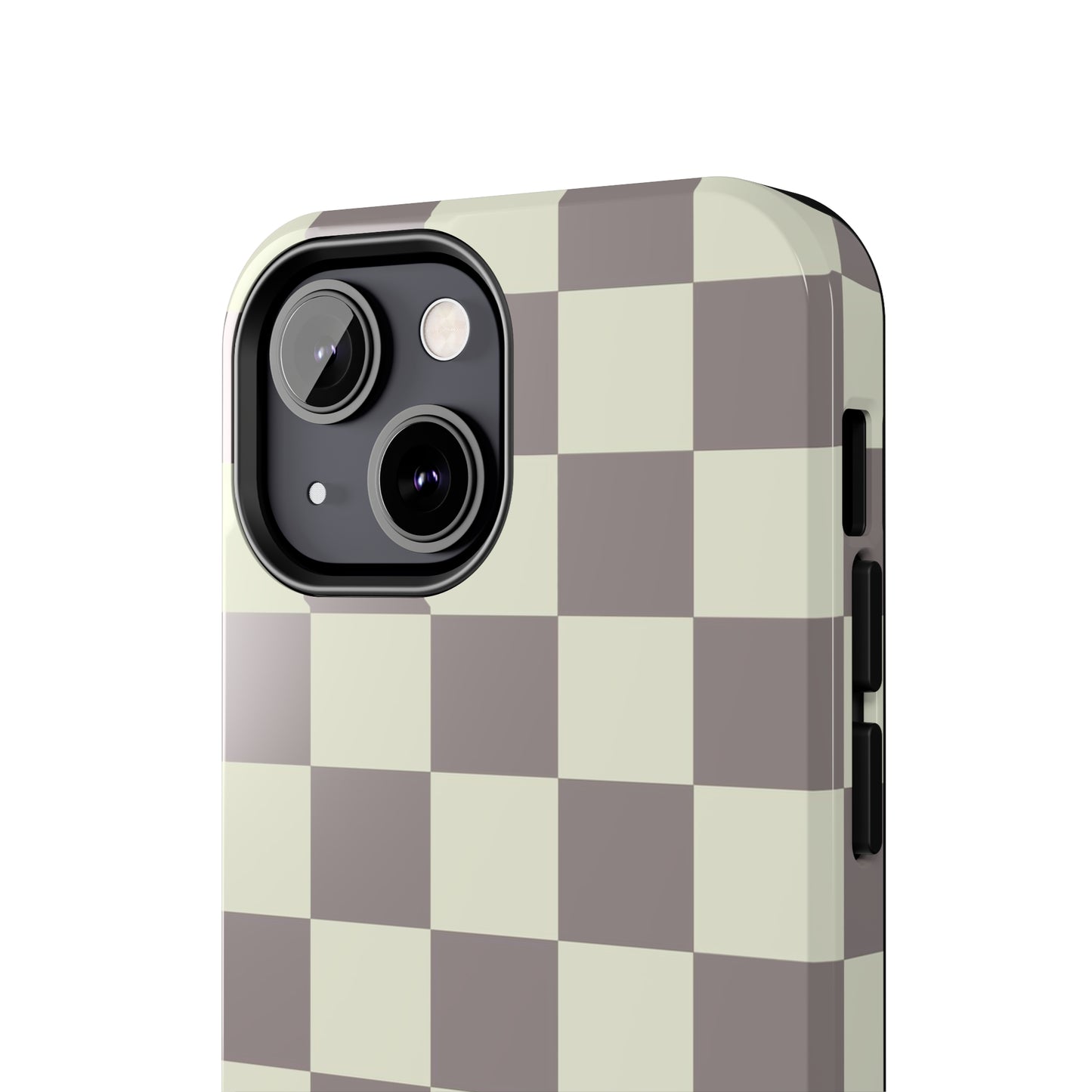 Checkerboard Tough Phone Case in Light