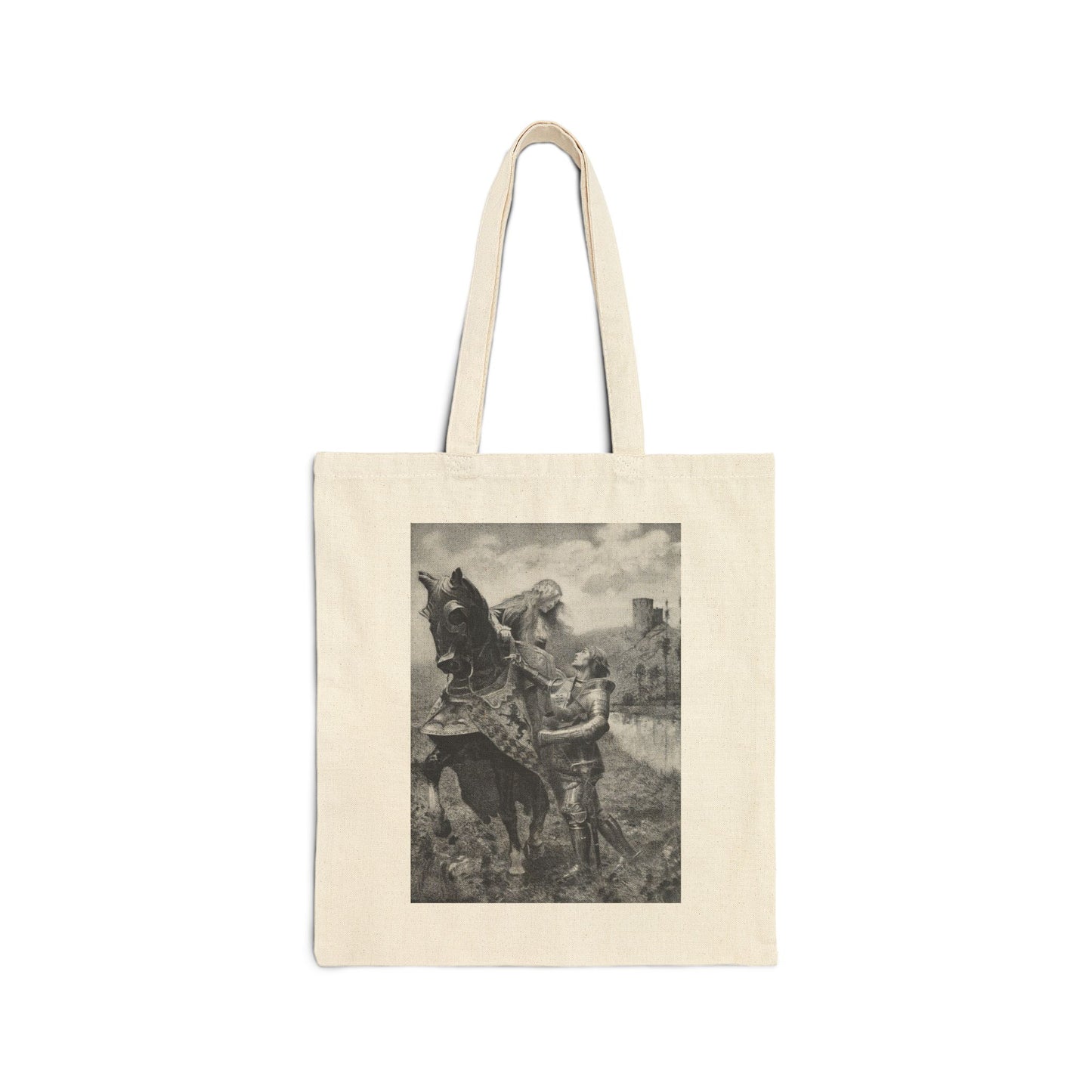 Princess and Knight Tote Bag