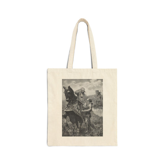 Princess and Knight Tote Bag