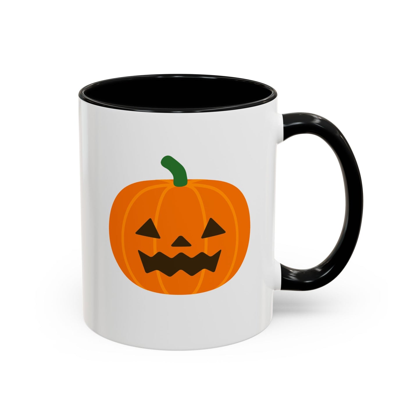 Jack O'Lantern Emoji Accent Mug